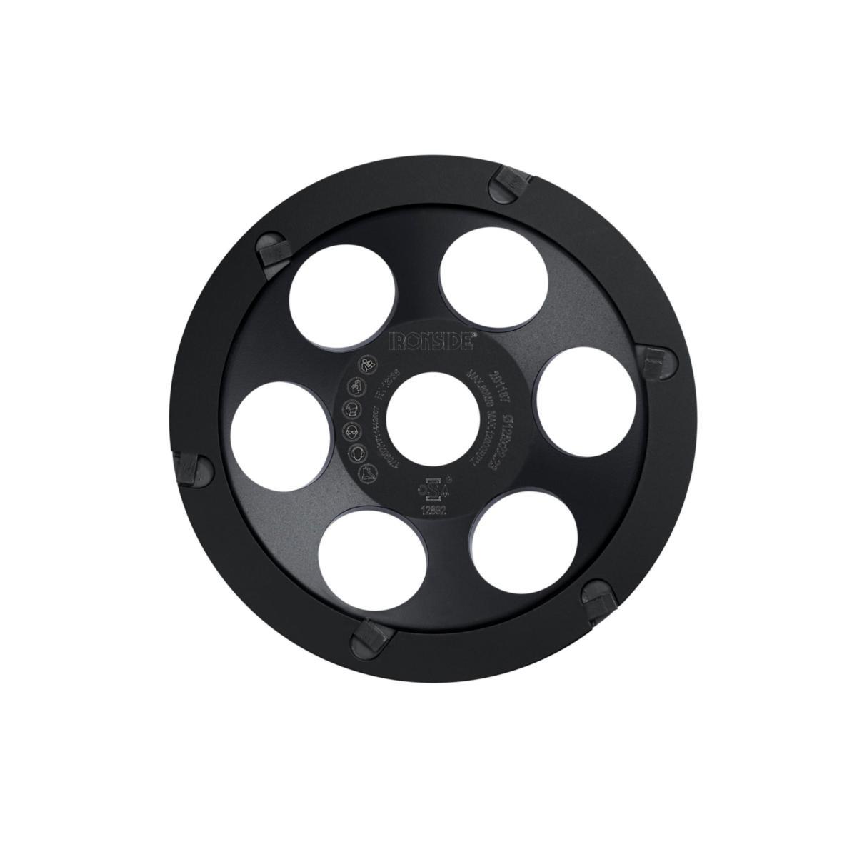 Diamantsliptallrik Ironside mjuka material - DIAMANTSLIPTALLRIK IRONSIDE 125X4.0X22.23MM 201187