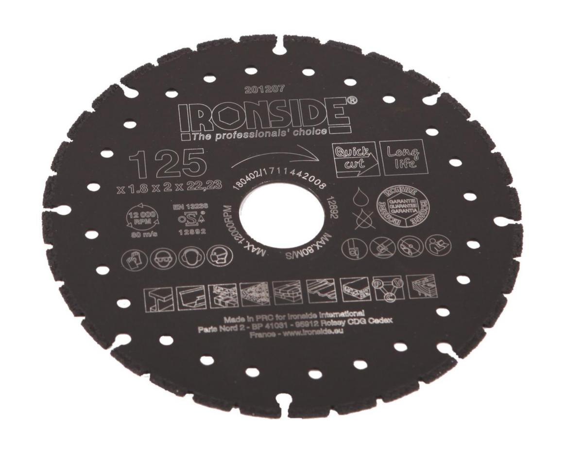 Diamantkapskiva Ironside Rescue - DIAMATKAPSKIVA IRONSIDE RESCUE 125X1.8X22.23MM 201207