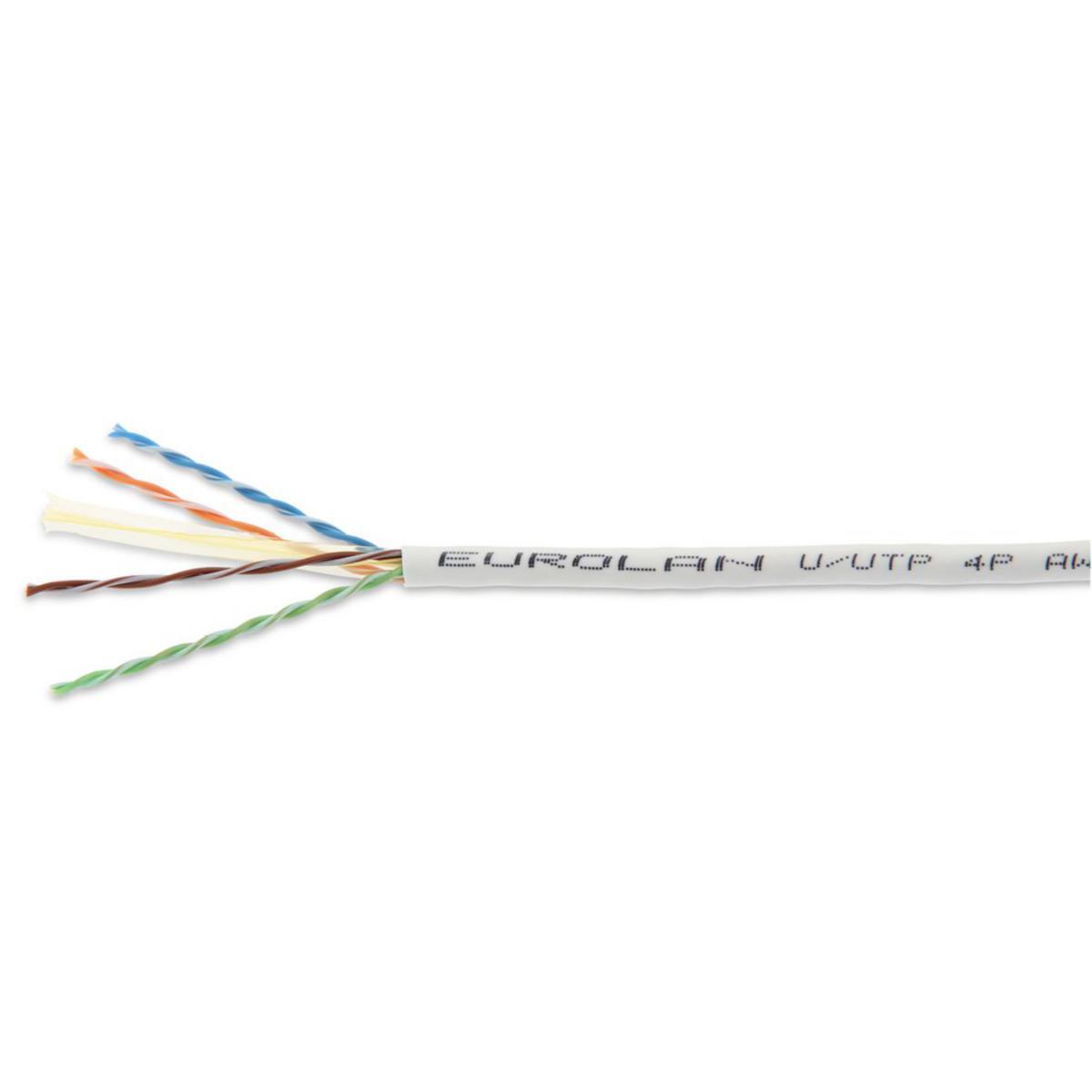 Datakabel C6 UTP vit LSZH slim Dca - C6 UTP VIT LSZH SLIM DCA (*5) 19D-U6-25WT-0