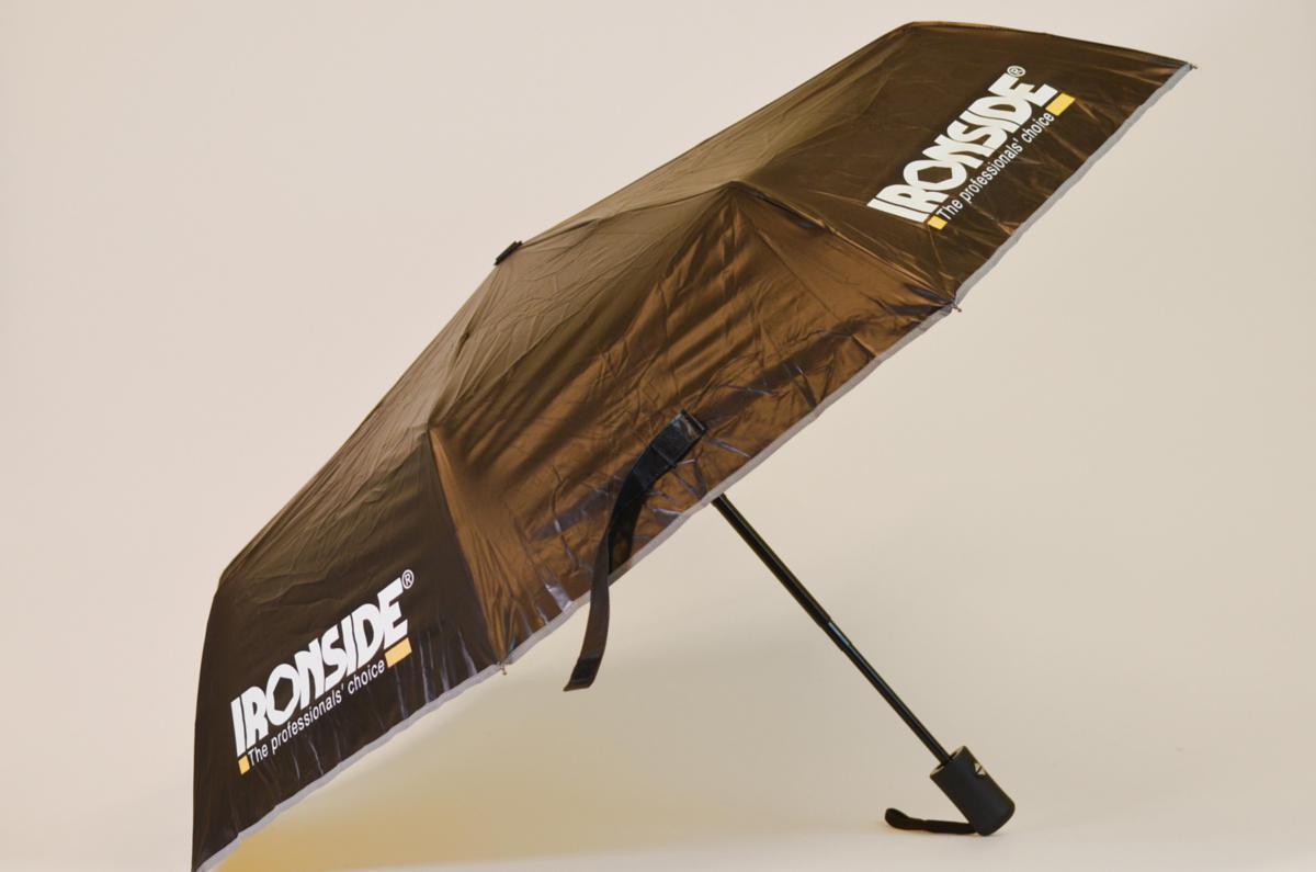 Paraply Ironside m reflex - PARAPLY IRONSIDE KOMPAKT SVART M REFLEX DIAM 95CM