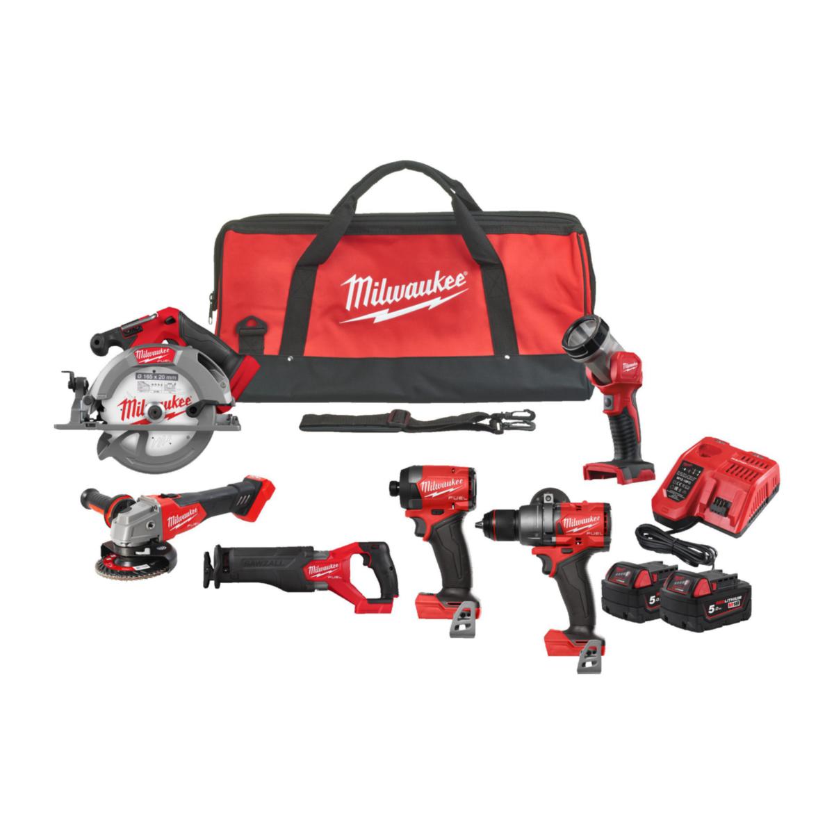 Kombikit Milwaukee M18 FPP6G3-502B - KOMBIKIT M18 FPP6G3-502B MILWAUKEE 4933498658