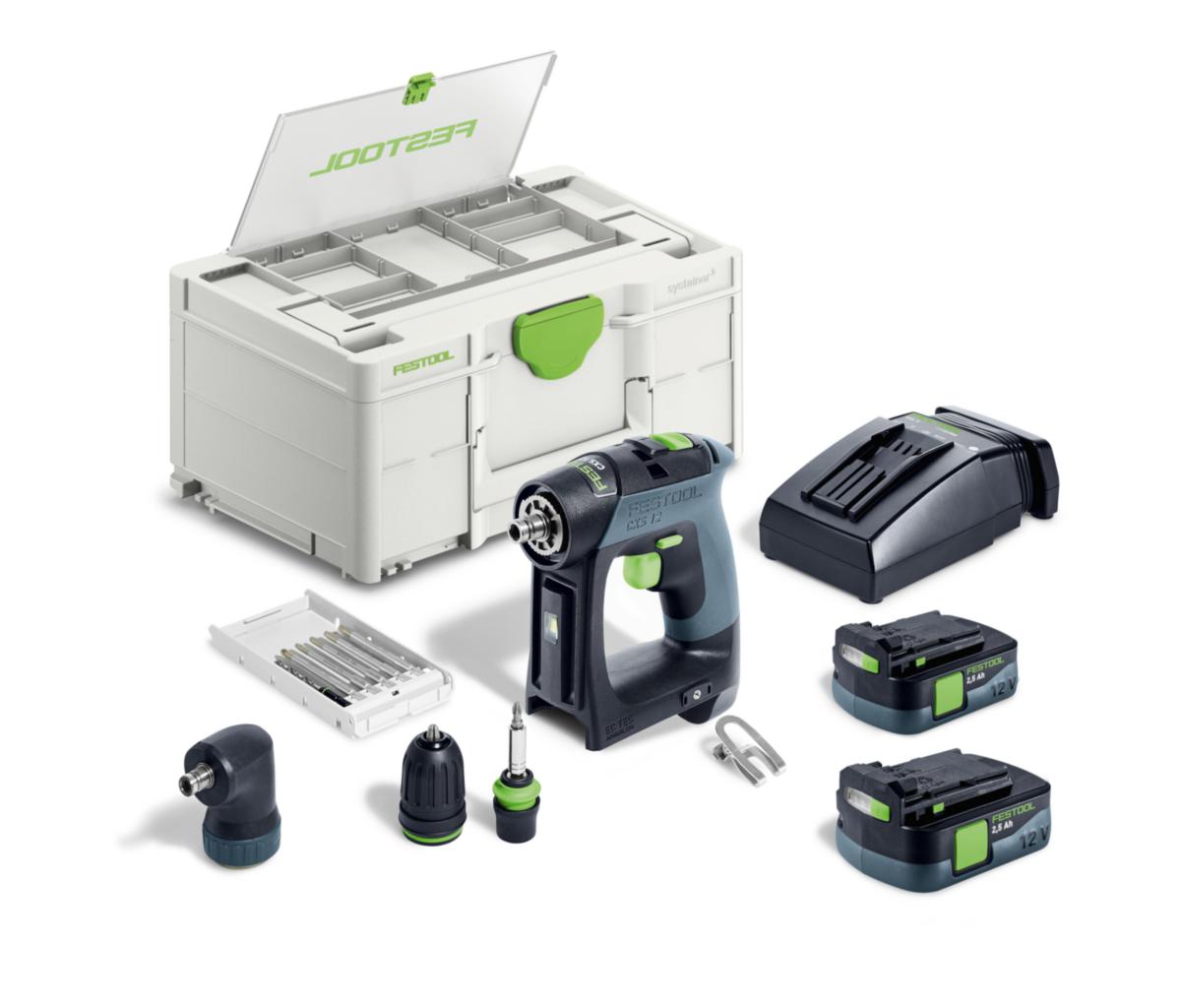 Skruvdragare Festool CXS 12 2,5-Set - SKRUVDRAGARE CXS 12 2,5-SET FESTOOL 576865
