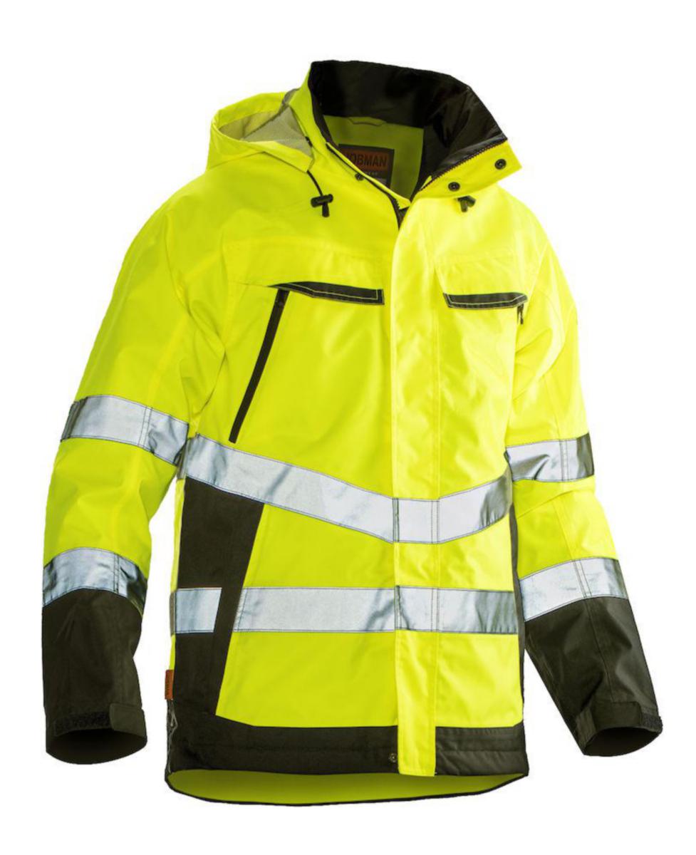 Skaljacka Jobman 1283 - SKALJACKA VARSEL GUL/SVART XXL JOBMAN 65128362-2199-8