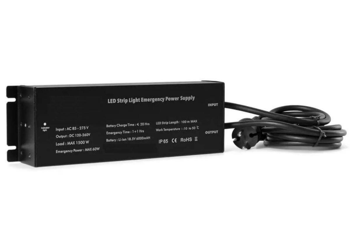 Batteribackup Nöd, Holte - NÖD BACK-UP TILL LEDSLINGA TELEMARK