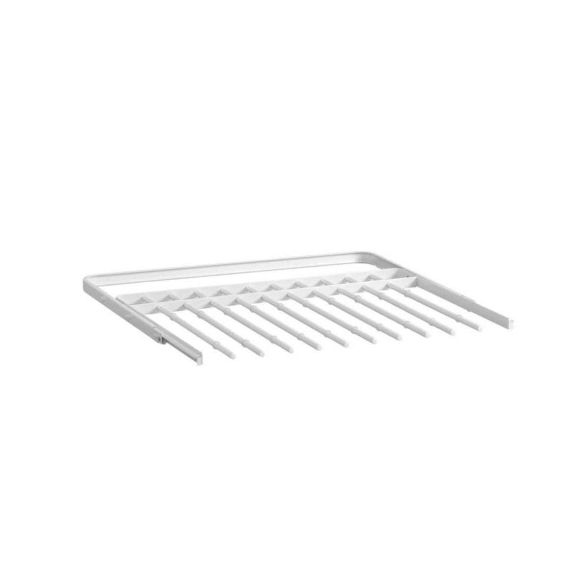 Byxhängare Elfa - BYXHÄNGARE UTRAGB. ELFA VIT B605MM DJ 430MM 10 PINNAR