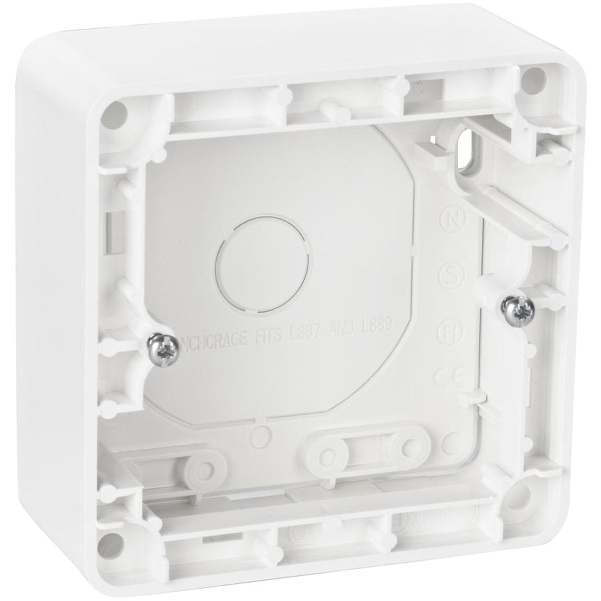 Förhöjningsram ELKO för dimmer RS hög - FÖRH RAM RS 1-FACK 35MM RV DIMMER/PIR MM NORDIC RENVIT