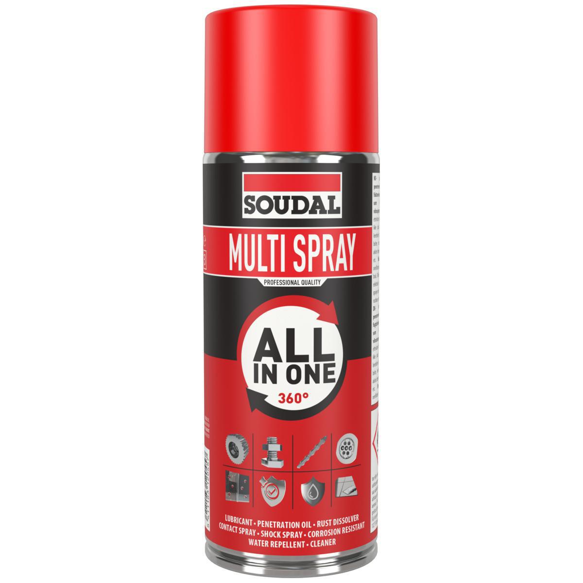 Universalolja SOUDAL Multispray - MULTI SPRAY 400ML SCAN SOUDAL 124868
