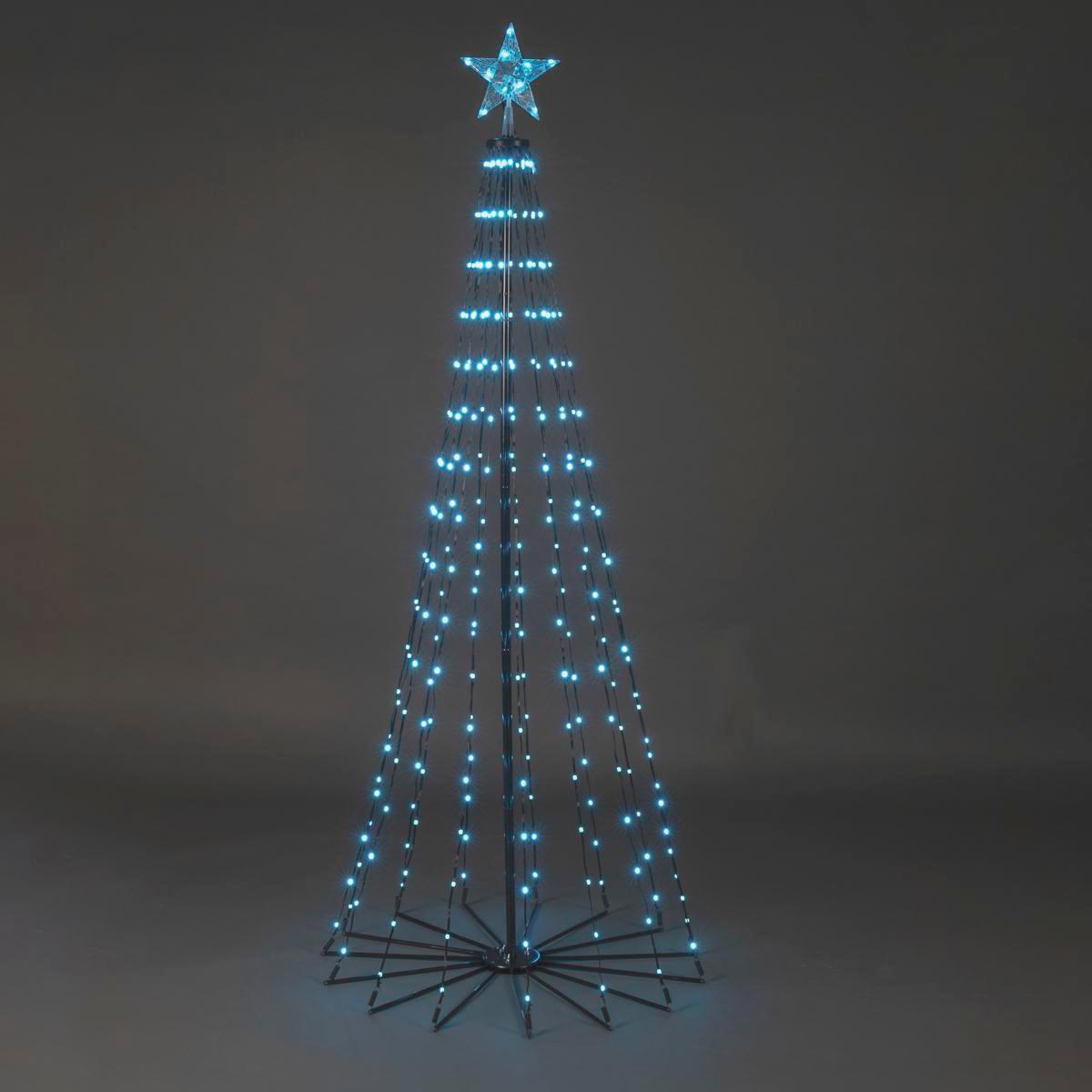 Utomhusgran kon - METALLDEKORATION KON 265 LED 