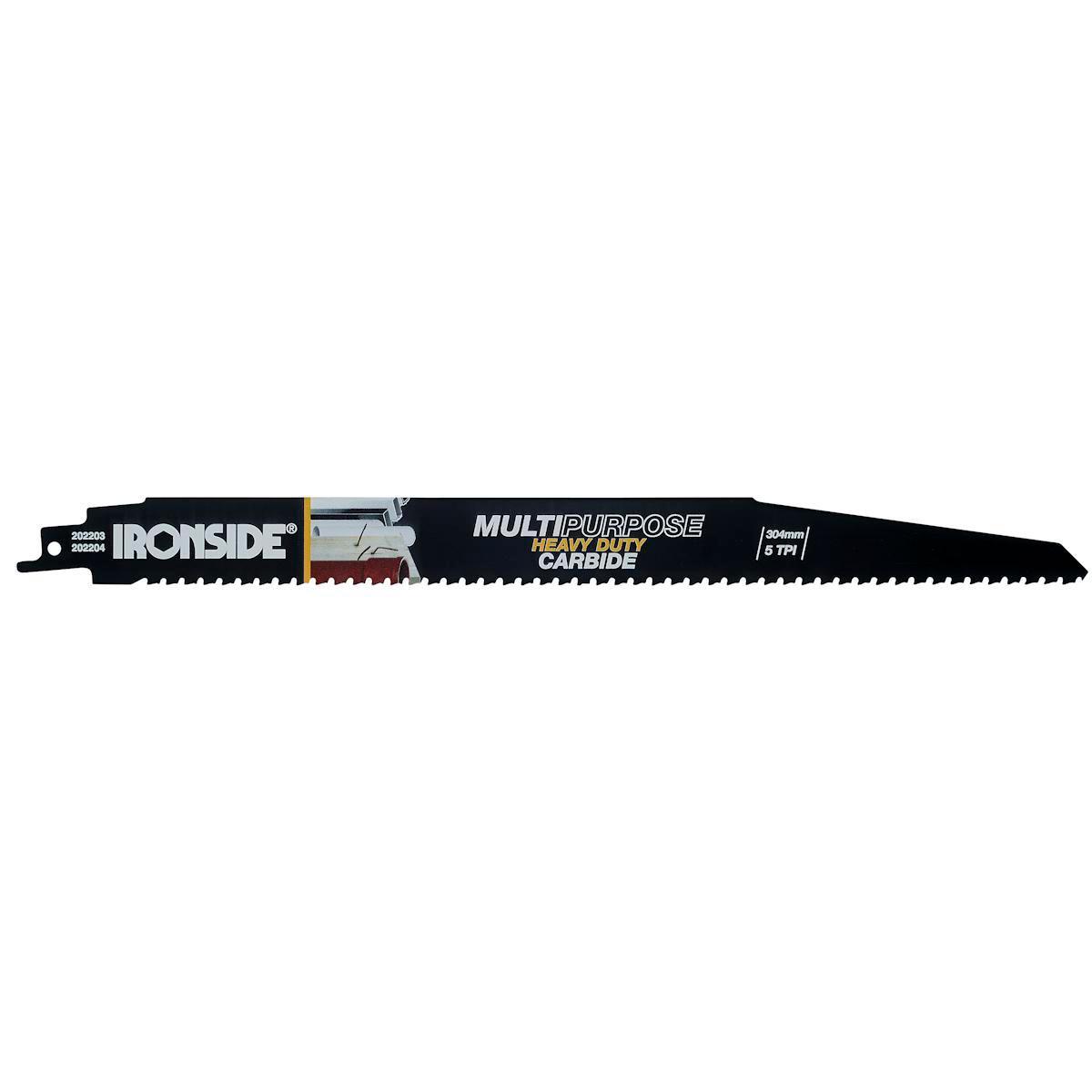 Tigersågblad Ironside Trä/Plast Karbid - TIGERSÅGBLAD IRONSIDE TR/PL 1P 304X25X1.25X5T KARBID 202203