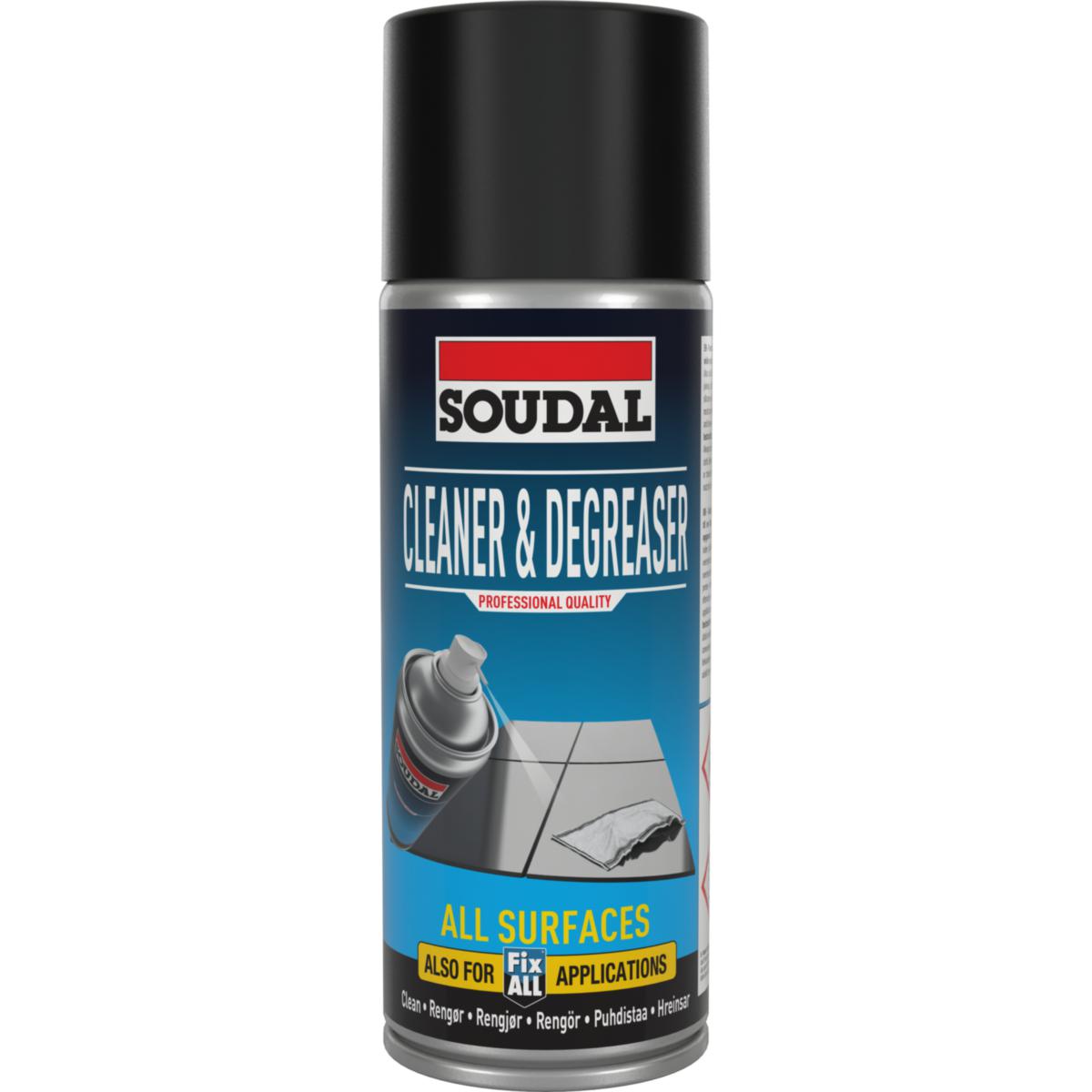Avfettningsmedel Soudal - SOUDAL CLEANER & DEGREASER 0.4 SOUDAL 154007