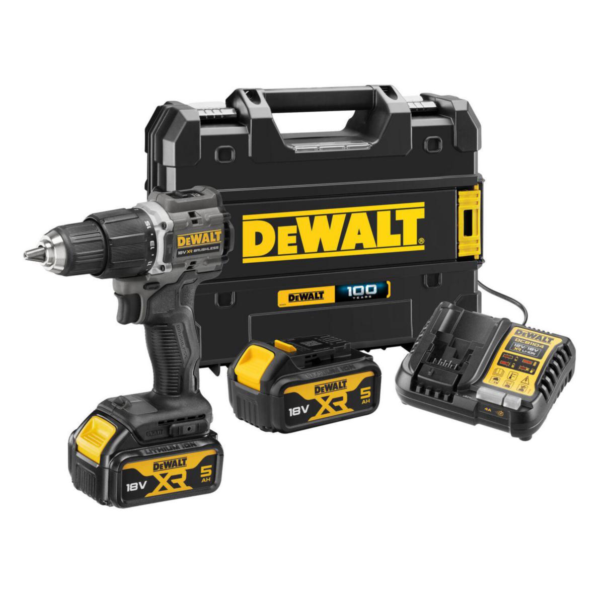 Slagborrmaskin DEWALT DCD100P2T - SLAGBORRMASKIN 18V DCD100P2T DEWALT DCD100P2T-QW