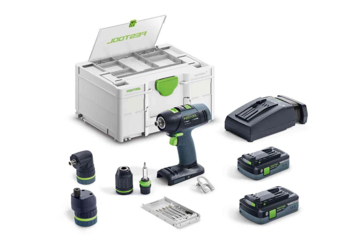 Borrskruvdragare Festool T 18+3 HPC 4,0 I-SET - SKRUVDRAGARE FESTOOL T 18+3 HPC 4,0 I-SET