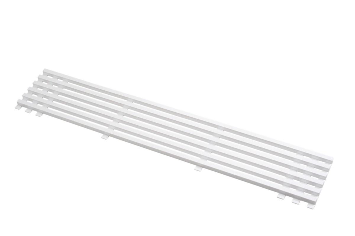 Kylskåpsgaller, Fresh - KYLSKÅPSGALLER 600X100MM SILVER PLAST 500093