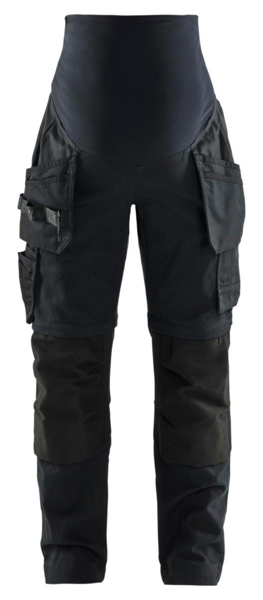 Gravidbyxa Blåkläder 7103-1344 hantverk zip-off - GRAVIDBYXA SVART ZIP-OFF XS BLÅKLÄDER 710313449900XS