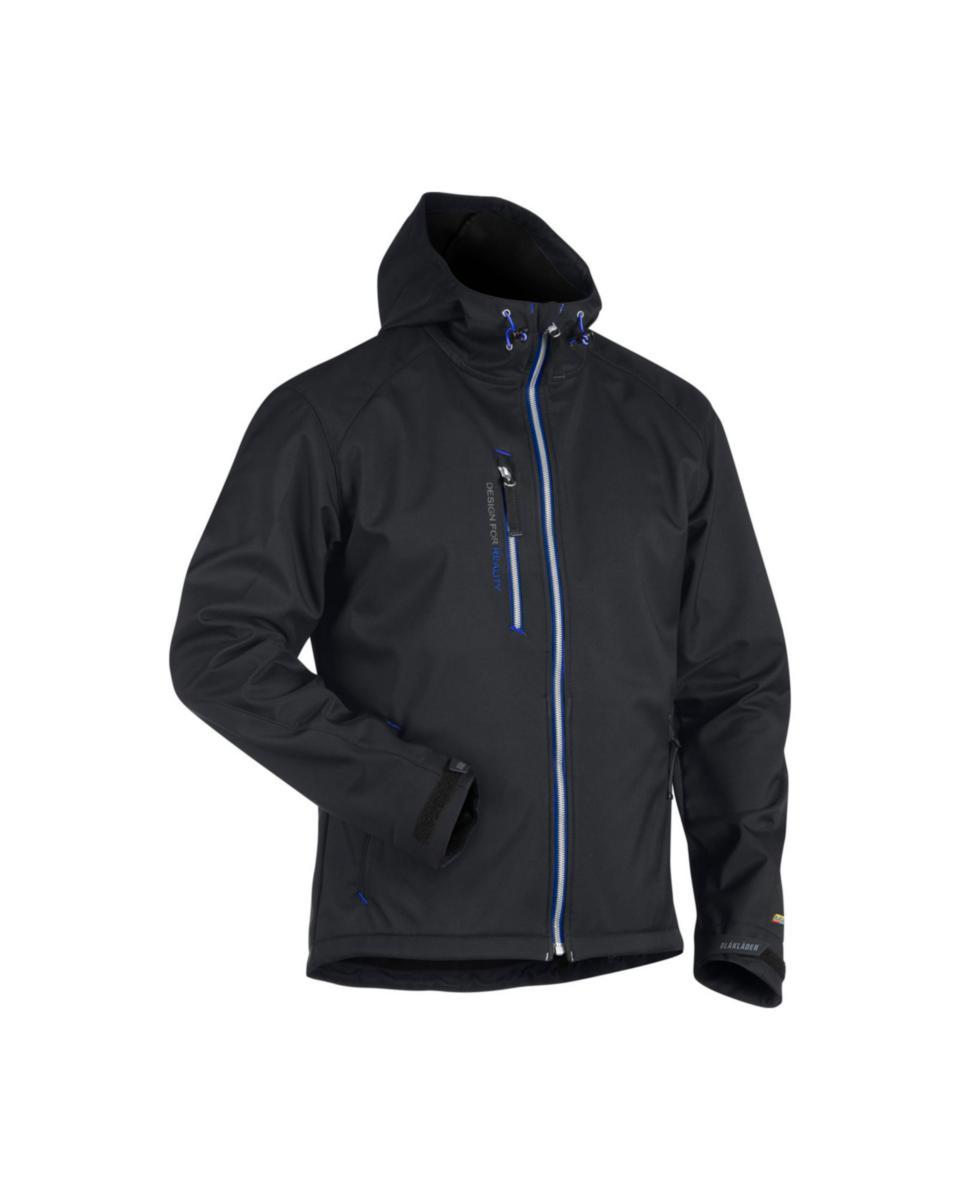 Softshelljacka Blåkläder 4949-2517 - JACKA SOFTSHELL PRO SV/KORNBLÅ M BLÅKLÄDER 494925179985M
