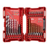 Borr-bitssats Milwaukee 39-delar Shockwave