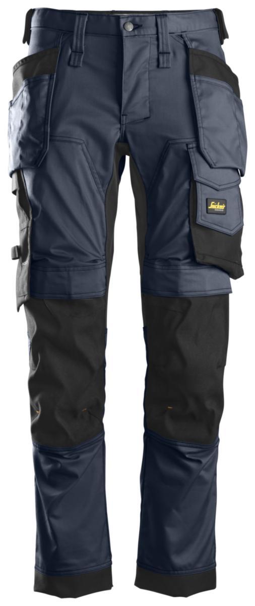 Midjebyxa Snickers 6241 Allround Work Stretch - MIDJEBYXA SNICKERS 6241 MARIN/ SVART STRETCH AW HF STL 64