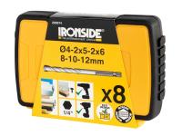 Multimaterialborrsats Ironside 1/4" 4-12 mm