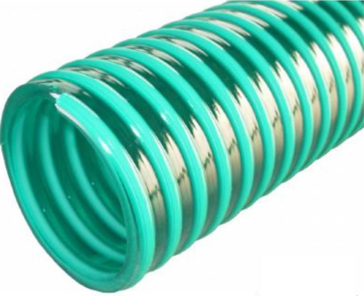 Sugslang PVC - SUGSLANG PVC MED PVC SPIRAL 51MM LIVSMEDGODK 4BAR 25M/RLE