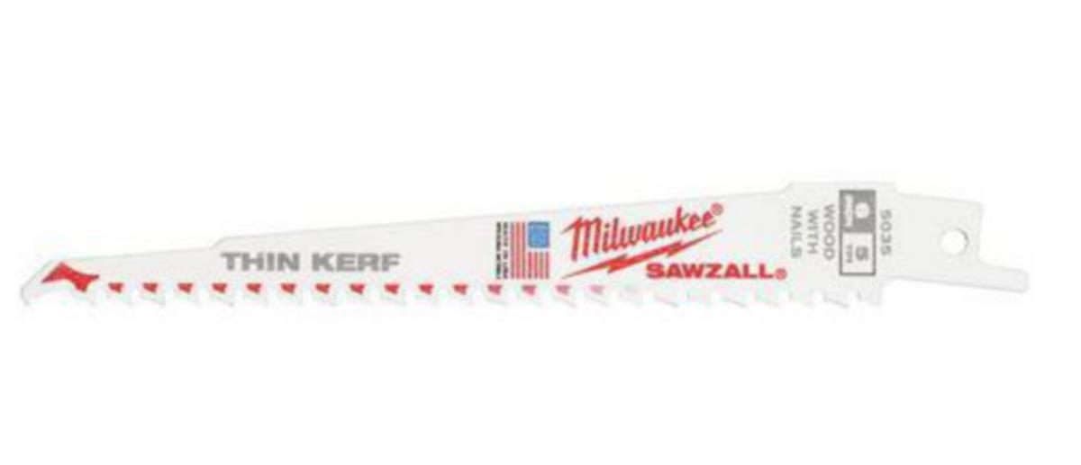 Tigersågblad Milwaukee Thin Kerf Demolition - TIGERSÅGBLAD DEMOL. 230/5 50P MILWAUKEE 48016036