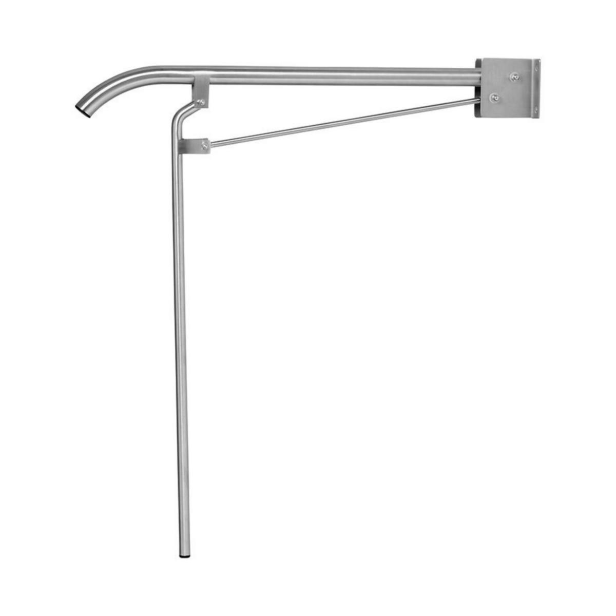 Toalettarmstöd 40130 - TOALETTARMSTÖD FUTURA 40130 UPPFÄLLB BEN RFR STÅL