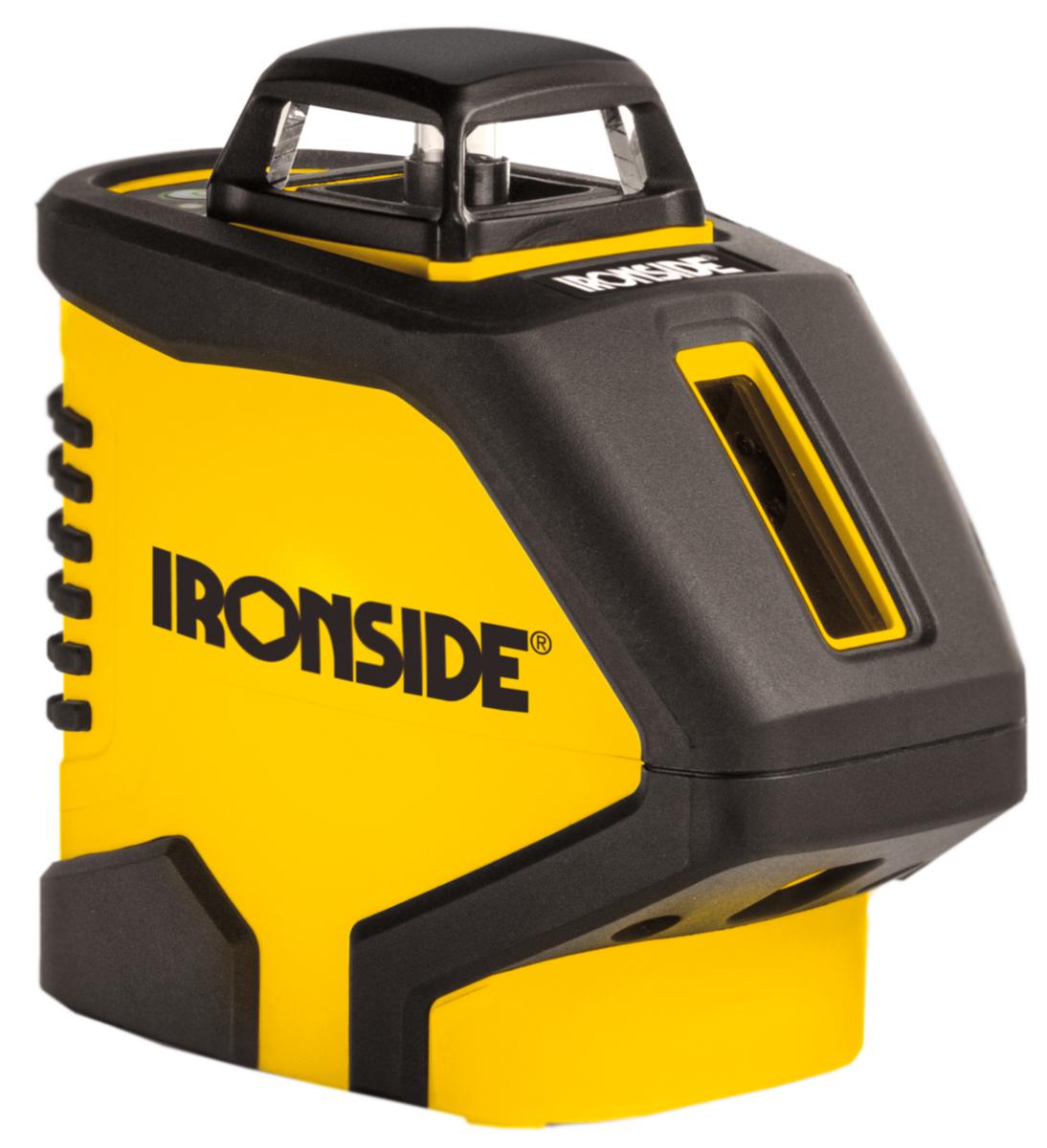 Linjelaser Ironside - LINJELASER IRONSIDE GRÖN103112 HORISONT/VERTIK. SJÄLVNIVELL.