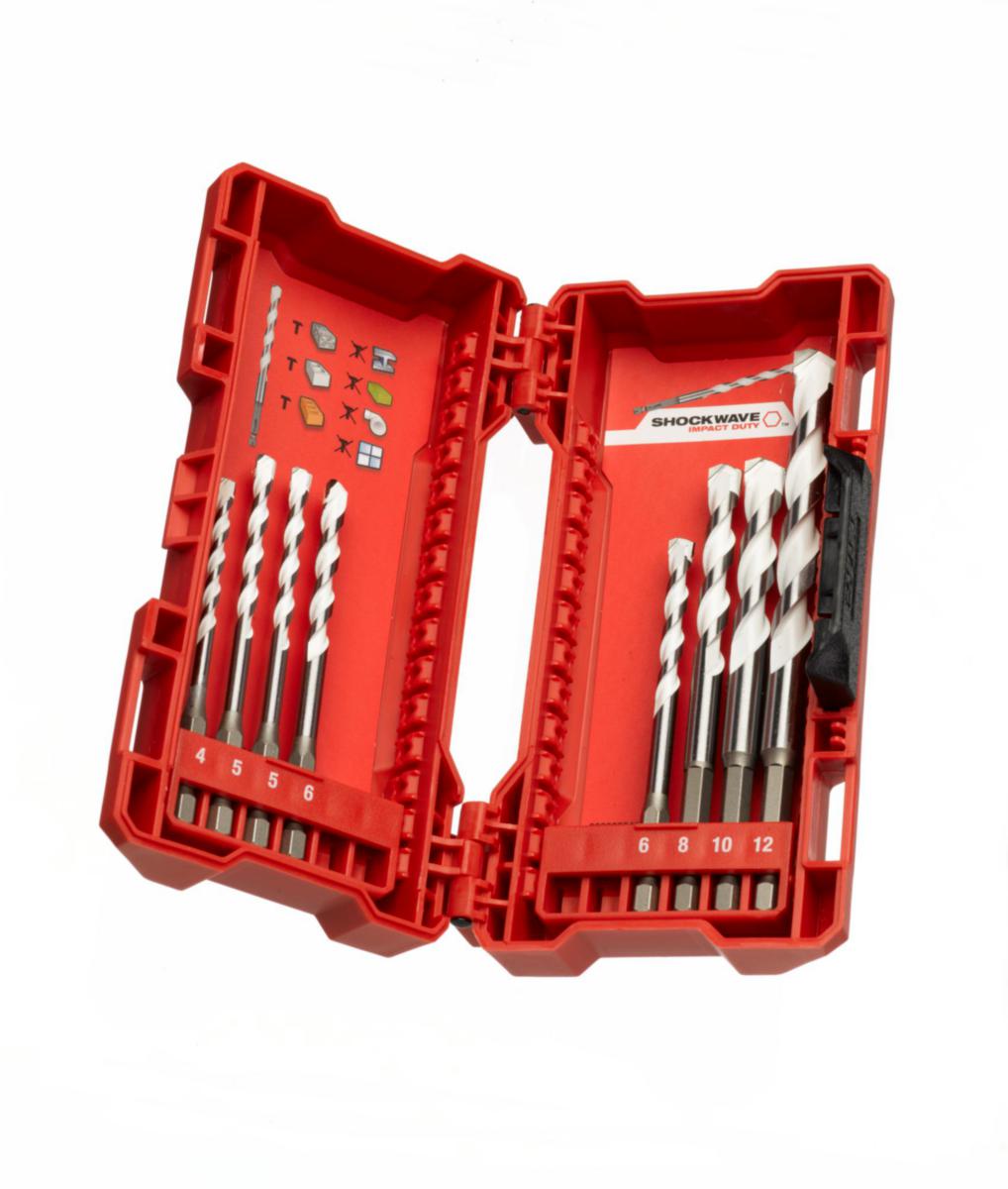 Universallborrsats Milwaukee 8-delar - UNIVERSALBORRSATS EL 8-PACK MILWAUKEE 4932471113