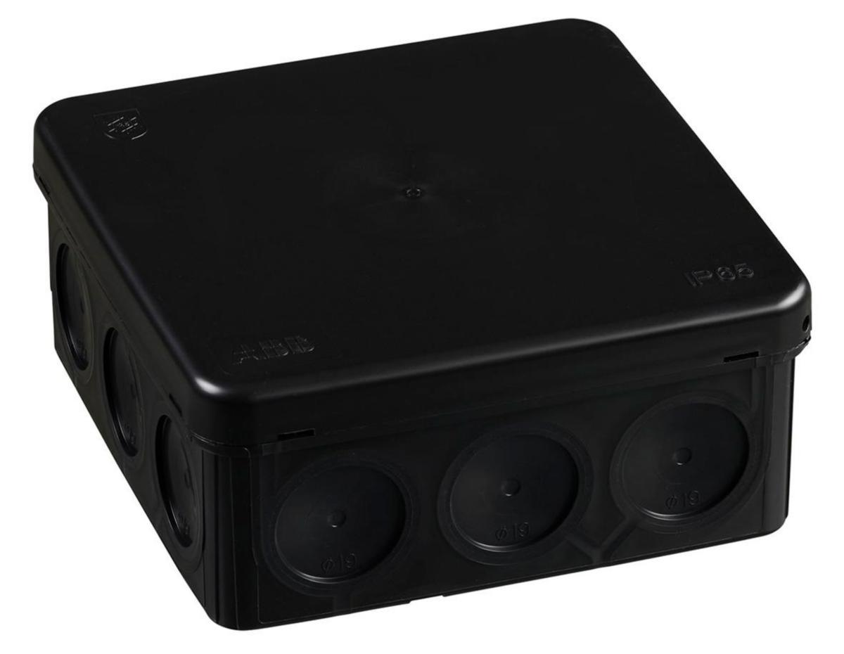 Kopplingsdosa AP10, IP65 - KOPPLINGSDOSA AP10M IP65 SVART AP10M