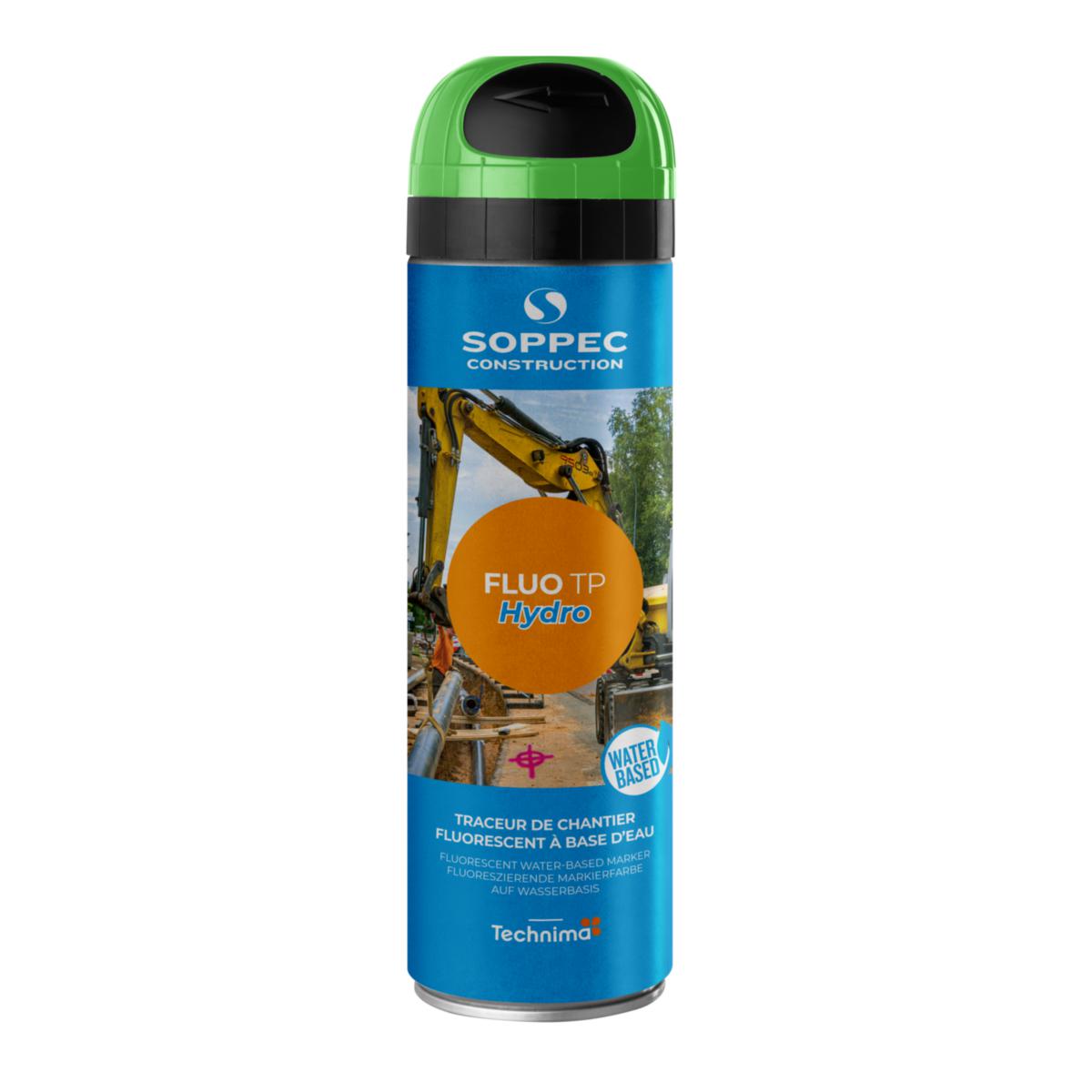 Märkfärg Soppec Fluo TP Hydro - MÄRKFÄRG FLUO TP HYDRO GRÖN 500ML SOPPEC