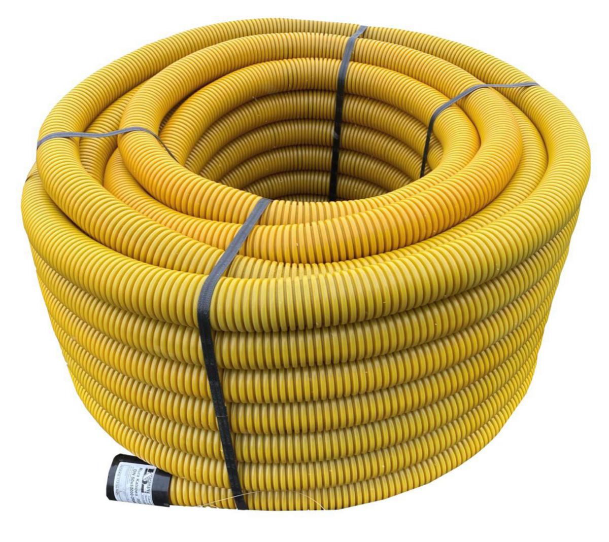 Kabelslang DVS Duolight gul SRN - KABELSLANG GUL 110x50M