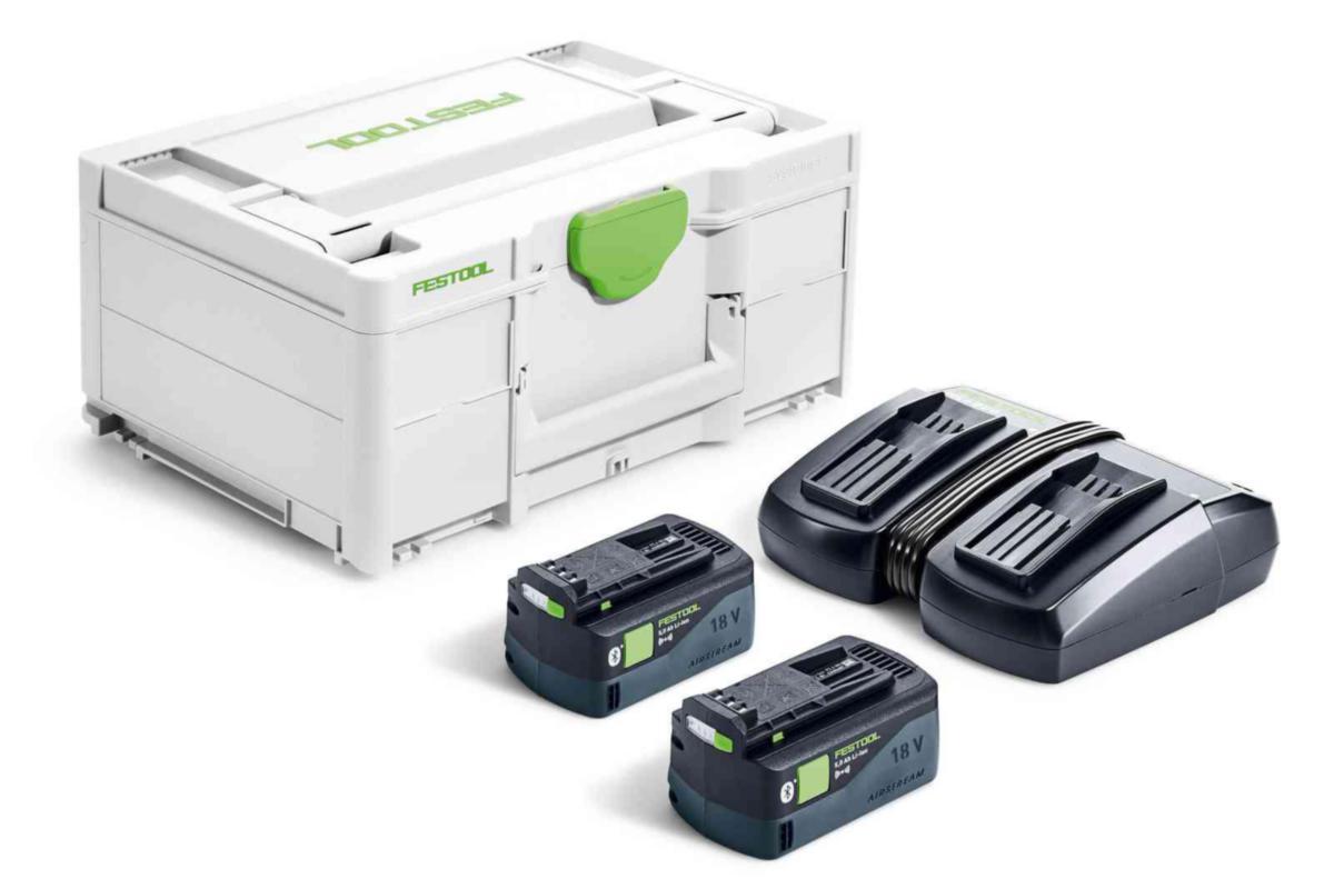 Laddpaket Festool SYS 18V 2x5,0 TCL 6 DUO - LADDPAKET FESTOOL SYS 18V 2X5,0/TCL 6 DUO