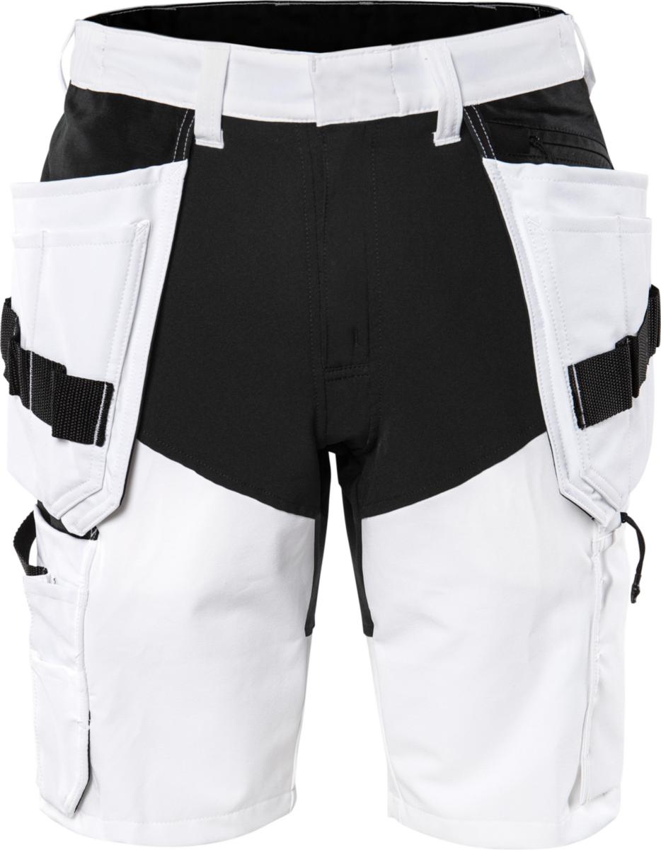Shorts Fristads 2762 LWS - SHORTS 2762 LWS VIT/SVART C52 MÅLARE FRISTADS 300109-969 C52