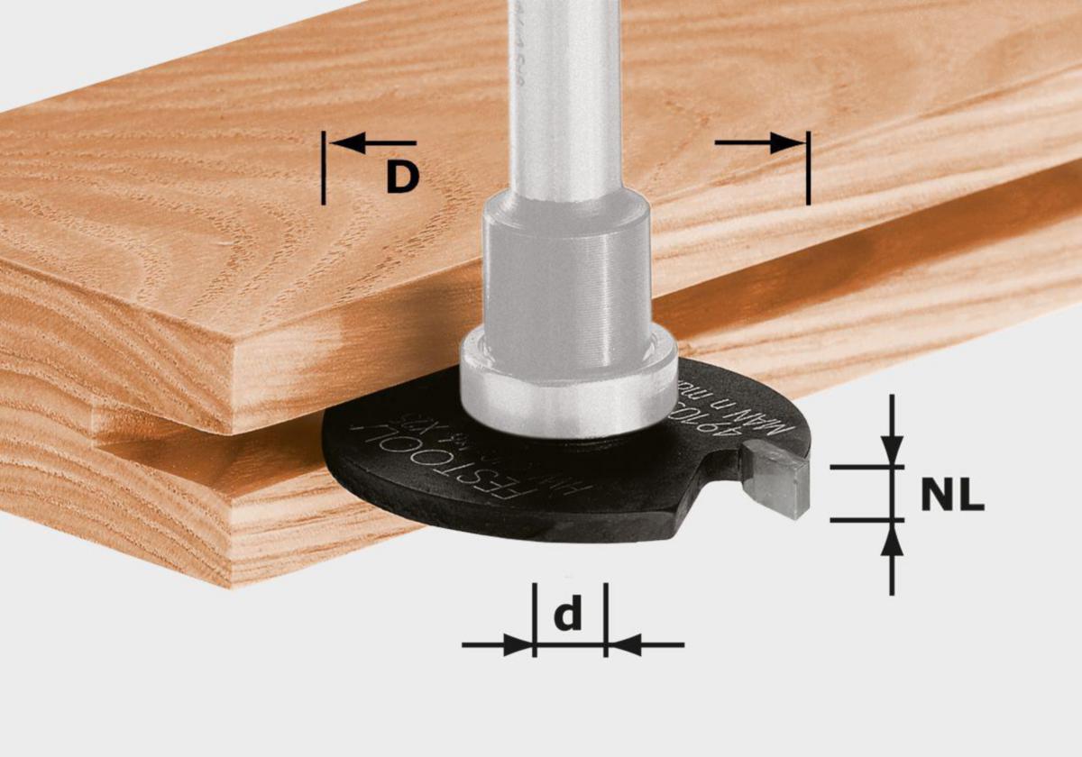Skivnotfräs Festool HW - SKIVNOTFRÄS HW D40X5 FESTOOL 491060