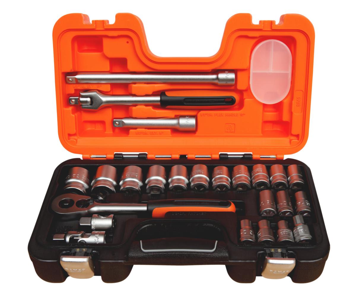 Hylsnyckelsats Bahco S240, 1/2" 24 delar - HYLSNYCKELSATS S240 24D BAHCO