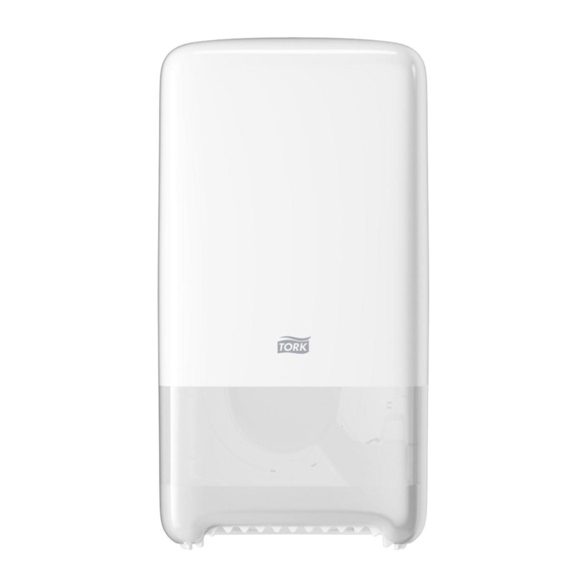 Toalettpappershållare Tork T6 - DISPENSER TORK TOAPAPPER VIT KOMPAKTRULLE AUTO T6 557500