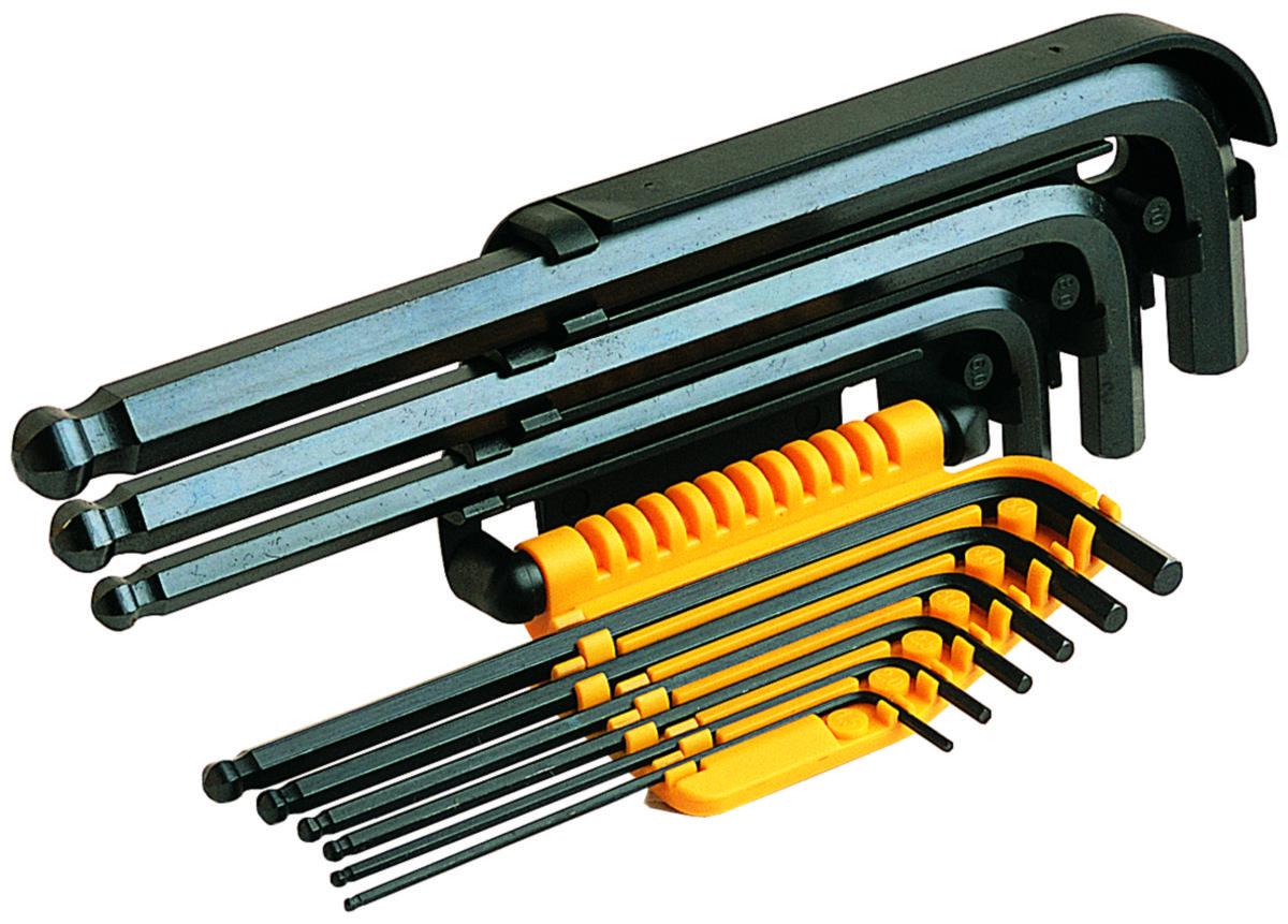 Vinkelnyckelsats Ironside med kula - INSEXNYCKELSATS 1.5-10MM KULA 9-DEL IRONSIDE 114010
