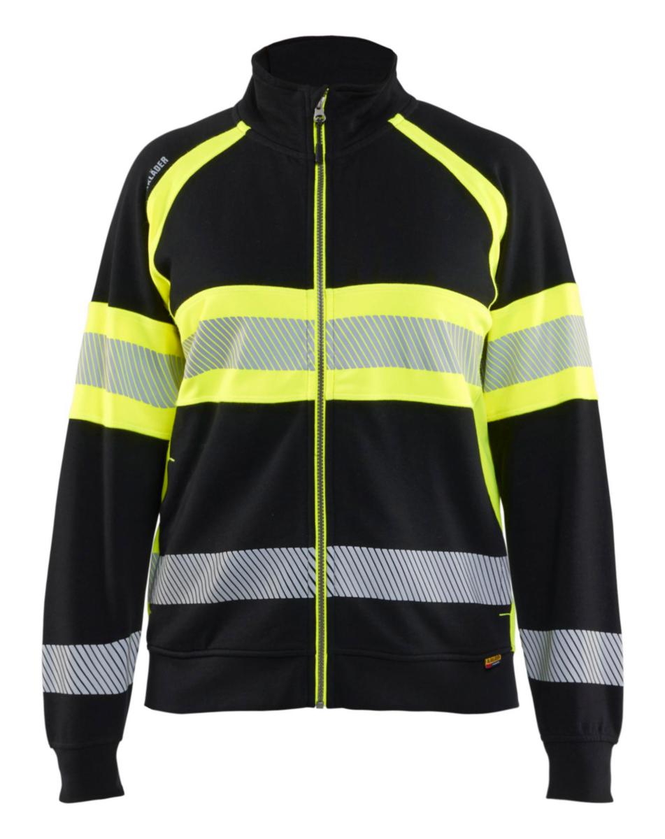 Sweatshirtjacka Blåkläder 3505-1158 dam - TRÖJA DAM SVART/GUL L BLÅKLÄDER 350511589933L