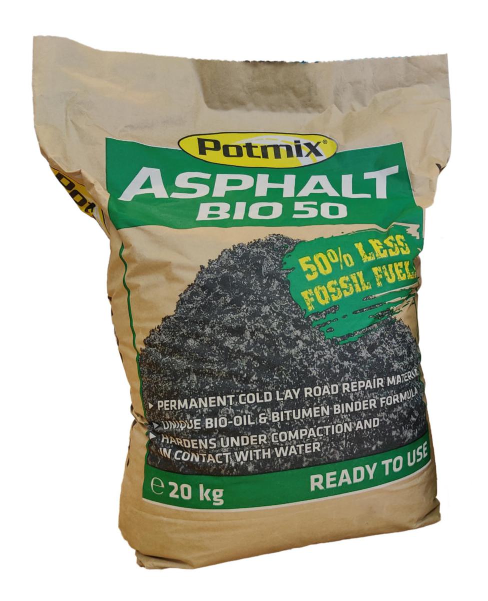 Asfaltslagare Potmix Bio 50 - ASFALTSLAGARE POTMIX BIO POTMIX BIO 20 KG