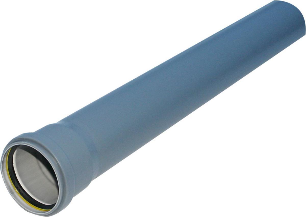 Rör med en muff, dy 50mm, PP/HT, Nordic Pipelife - 50X1000 PP RÖR MED 1 MUFF NORDIC. PIPELIFE