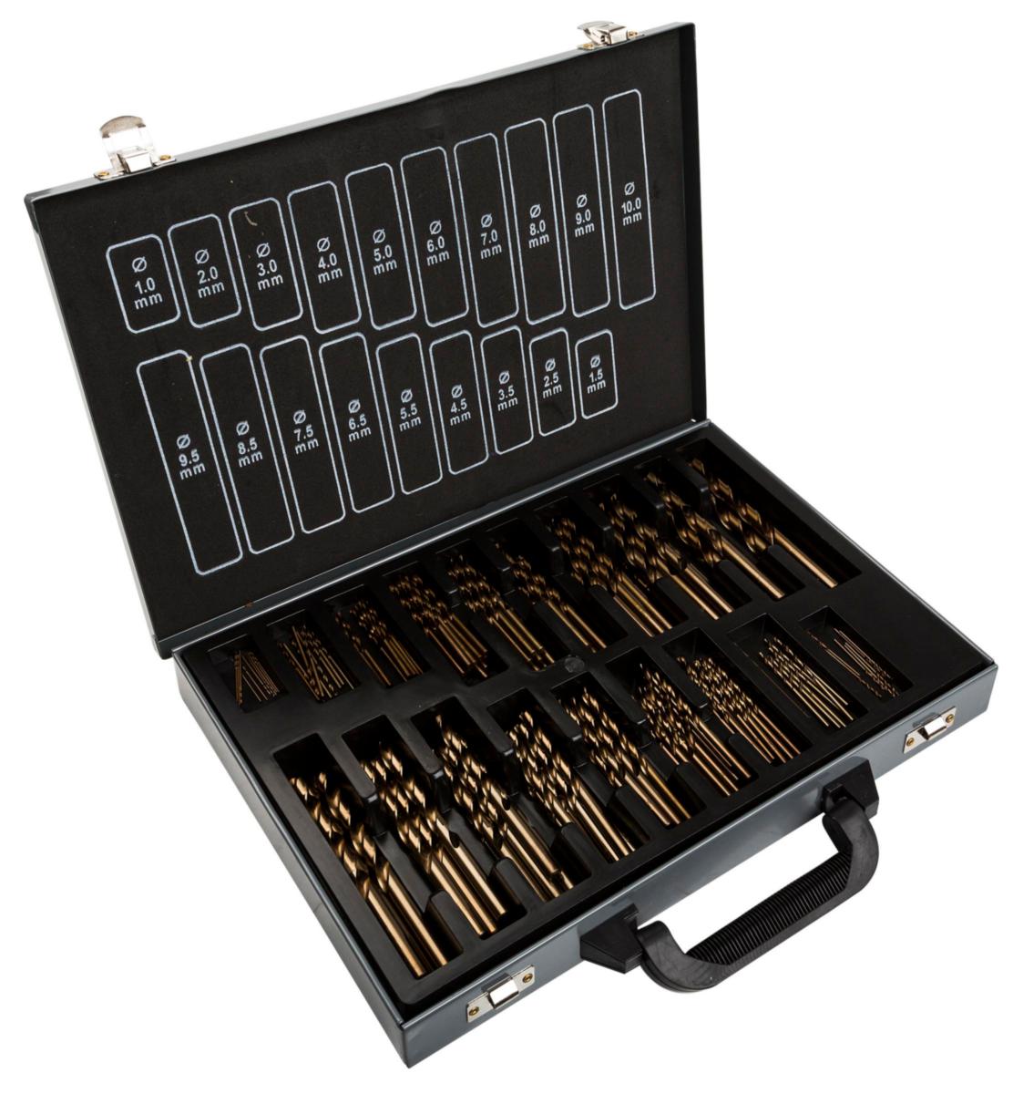 Borrsats Harlingen HSS Cobalt 170 st - BORRSATS HSS COBALT, HARLINGEN 170 ST 1-10MM 68309