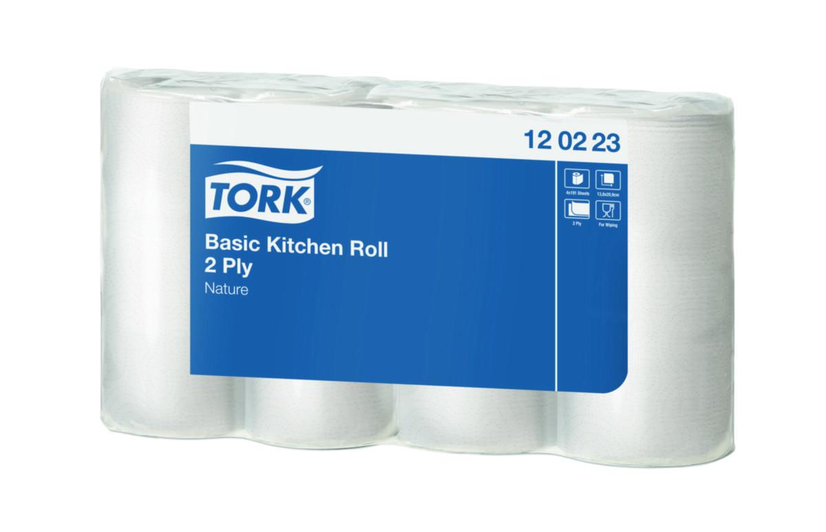 Köksrulle Tork Basic/Plus - HUSHÅLLSPAPPER TORK UNI 4/ 120223