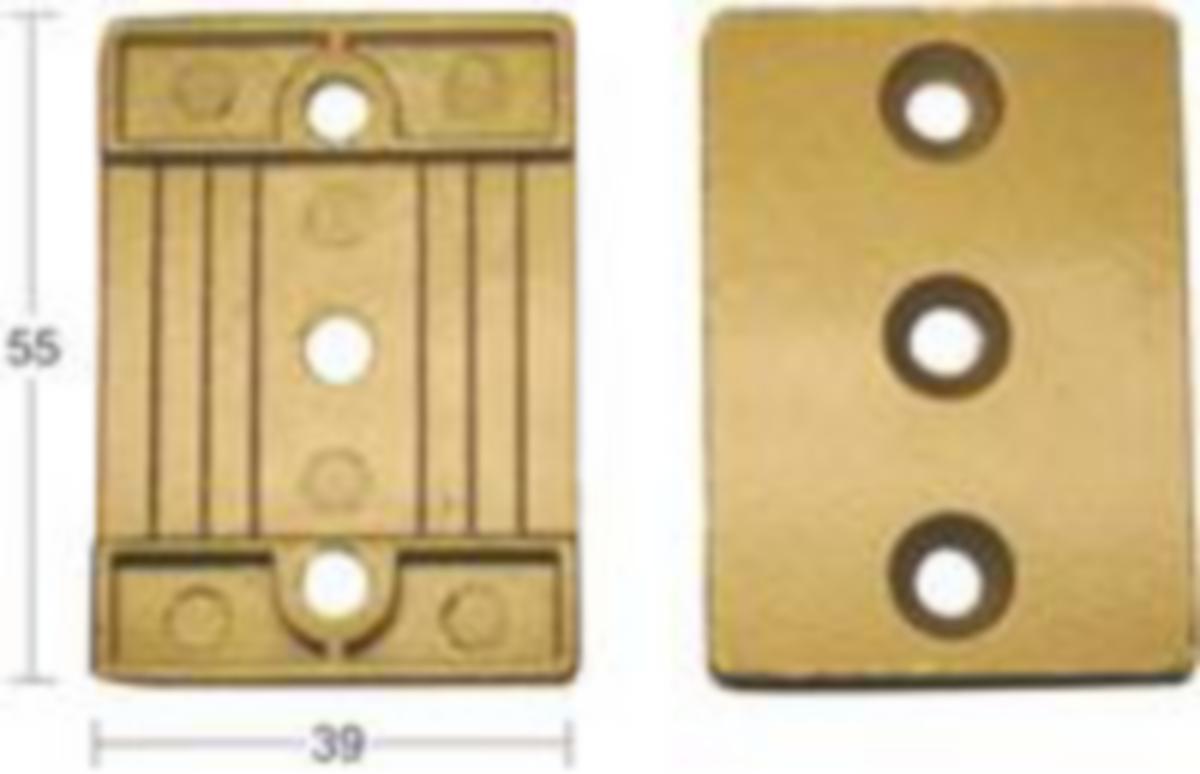 Fästbricka 1104 - FÄSTBRICKA 1104 VIT SB HABO 11055