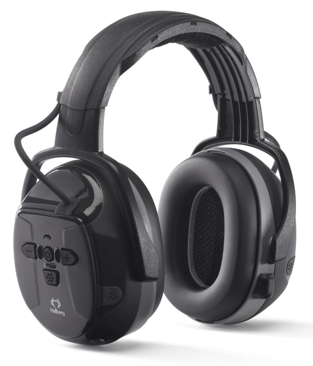 Hörselkåpa Hellberg Xstream medhörning - HÖRSELKÅPA XSTREAM HJÄSS MEDHÖ BLUETOOTH HELLBERG 48001-001