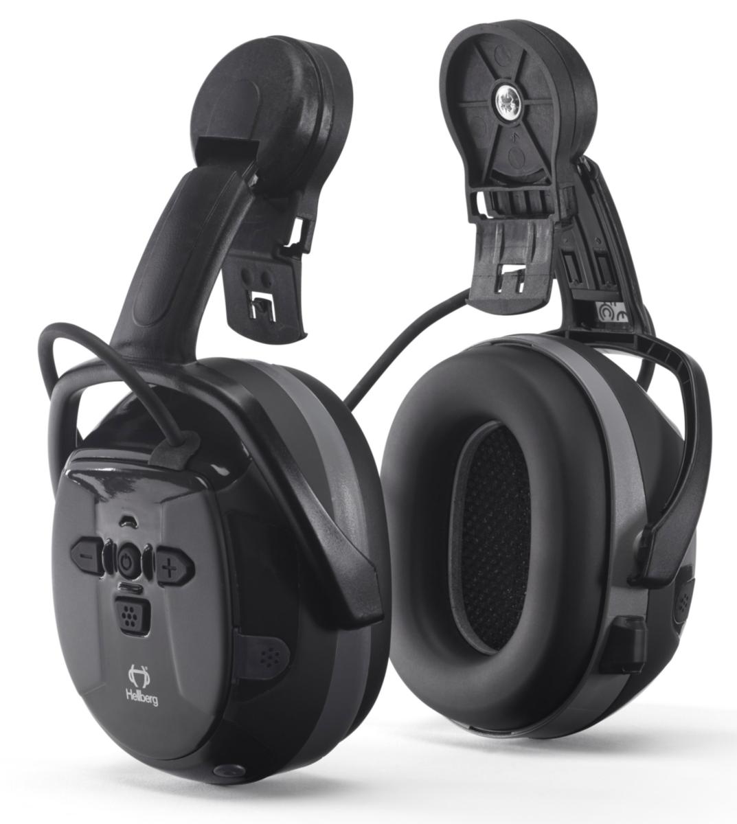 Hörselkåpa Hellberg Xstream medhörning - HÖRSELKÅPA XSTREAM HJÄLM MEDHÖ BLUETOOTH HELLBERG 48101-001