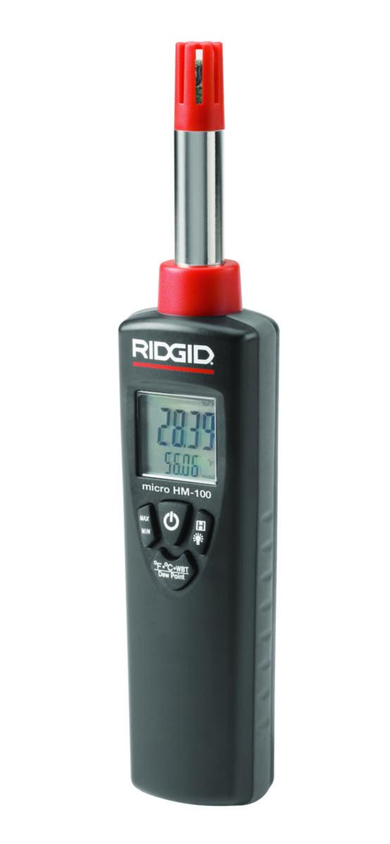 Temp/luftfuktighetsmätare Ridgid HM-100 - TEMP & LUFFUKTSMÄTARE HM-100 RIDGID 37438