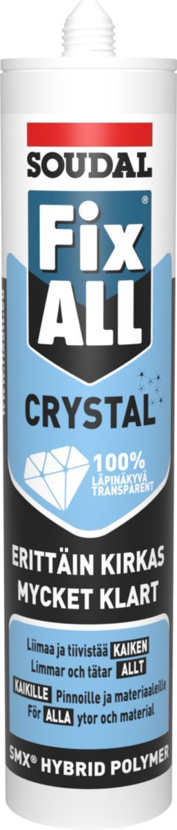 Fogmassa Soudal Fix-All Crystal - FIX ALL CRYSTAL 290ML ANTIMÖGEL SOUDAL 120293