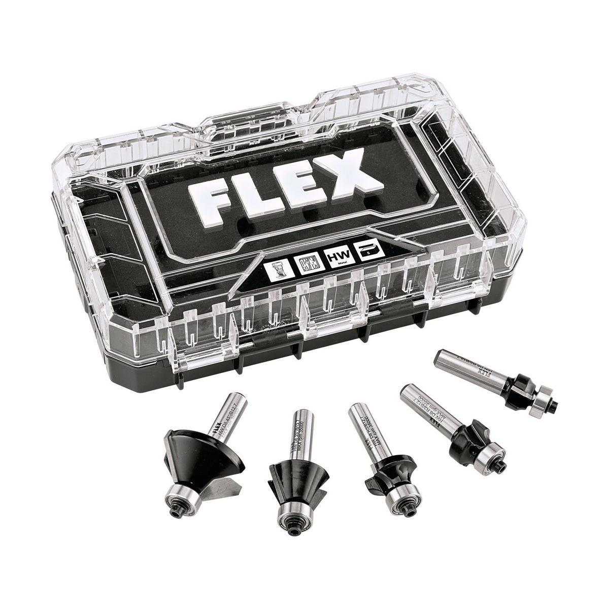 Kantfrässats Flex CER18 - KANTFRÄSSATS FLEX CER18-EC FLEX CER BIT SET1