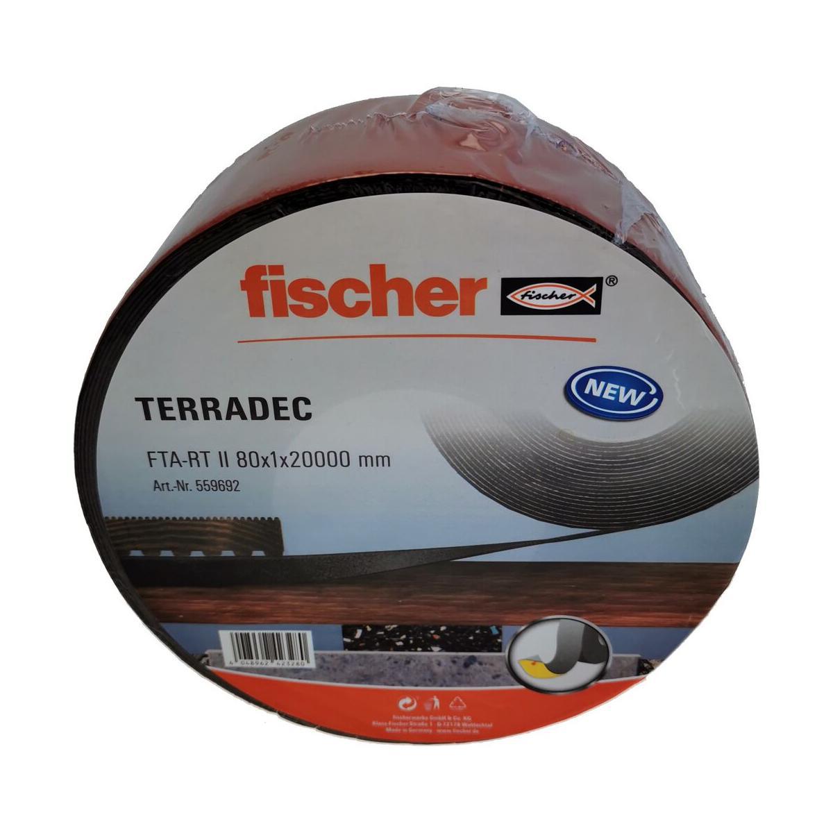 Skyddstejp Fischer - SKYDDSTEJP FTA-RT SVART 80X1X20000MM, SJÄLVHÄFTANDE