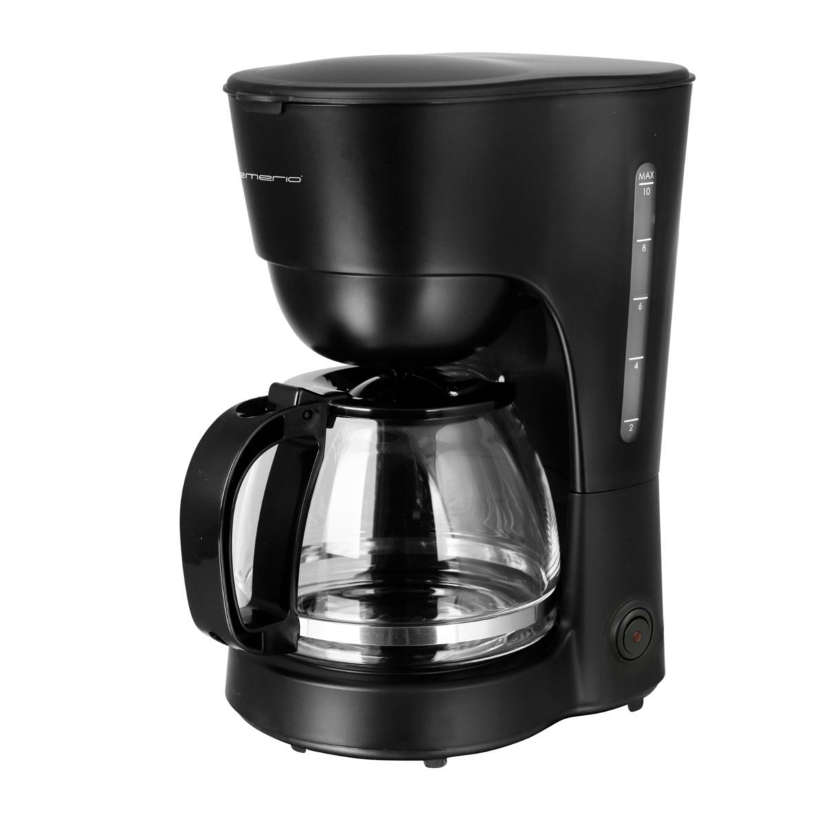 Kaffebryggare, 1.25 l - KAFFEBRYGGARE 1.25 L 750 W SVART CME-125481 EMERIO