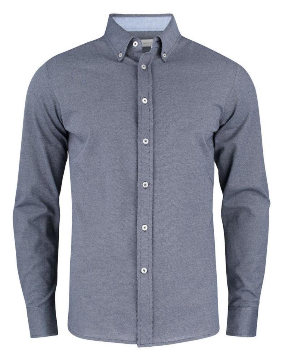 Skjorta Harvest Burlingham - SKJORTA HARVEST BURLINGHAM MARIN/VIT STL 3XL